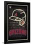 MLB Arizona Diamondbacks - Neon Helmet 23-Trends International-Framed Poster