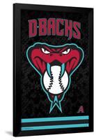 MLB Arizona Diamondbacks - Snake Head Logo-Trends International-Framed Poster