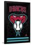 MLB Arizona Diamondbacks - Snake Head Logo-Trends International-Framed Poster