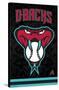 MLB Arizona Diamondbacks - Snake Head Logo-Trends International-Stretched Canvas