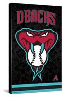 MLB Arizona Diamondbacks - Snake Head Logo-Trends International-Stretched Canvas