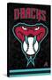 MLB Arizona Diamondbacks - Snake Head Logo-Trends International-Stretched Canvas