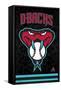 MLB Arizona Diamondbacks - Snake Head Logo-Trends International-Framed Stretched Canvas