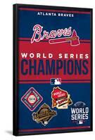 MLB Atlanta Braves - Champions 23-Trends International-Framed Poster