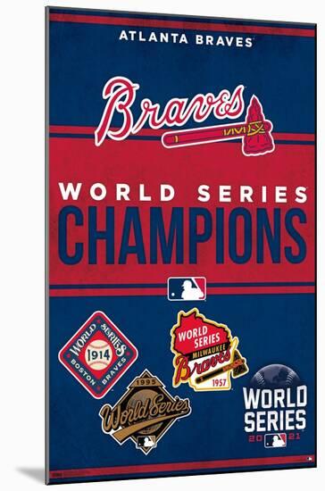 MLB Atlanta Braves - Champions 23-Trends International-Mounted Poster