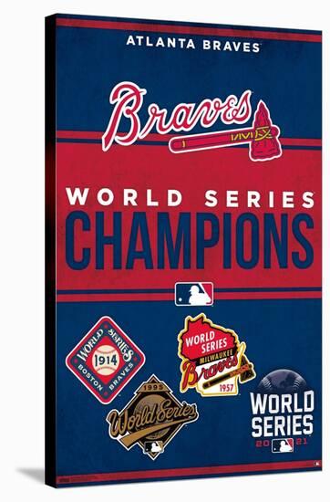 MLB Atlanta Braves - Champions 23-Trends International-Stretched Canvas