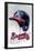 MLB Atlanta Braves - Drip Helmet 20-Trends International-Framed Poster