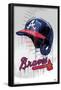 MLB Atlanta Braves - Drip Helmet 20-Trends International-Framed Poster