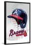 MLB Atlanta Braves - Drip Helmet 20-Trends International-Framed Poster