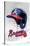 MLB Atlanta Braves - Drip Helmet 20-Trends International-Stretched Canvas