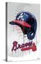 MLB Atlanta Braves - Drip Helmet 20-Trends International-Stretched Canvas