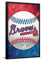 MLB Atlanta Braves - Logo 13-Trends International-Framed Poster