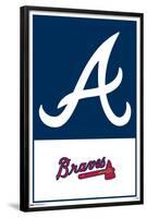 MLB Atlanta Braves - Logo 22-Trends International-Framed Poster