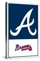 MLB Atlanta Braves - Logo 22-Trends International-Stretched Canvas