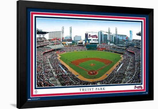 MLB Atlanta Braves - Truist Park 22-Trends International-Framed Poster