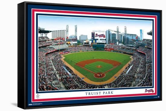 MLB Atlanta Braves - Truist Park 22-Trends International-Framed Stretched Canvas