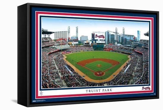 MLB Atlanta Braves - Truist Park 22-Trends International-Framed Stretched Canvas