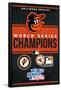 MLB Baltimore Orioles - Champions 23-Trends International-Framed Poster