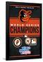 MLB Baltimore Orioles - Champions 23-Trends International-Framed Poster