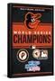 MLB Baltimore Orioles - Champions 23-Trends International-Framed Poster