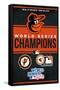 MLB Baltimore Orioles - Champions 23-Trends International-Framed Stretched Canvas