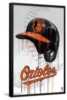 MLB Baltimore Orioles - Drip Helmet 22-Trends International-Framed Poster