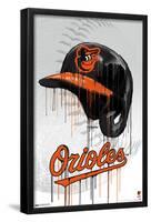 MLB Baltimore Orioles - Drip Helmet 22-Trends International-Framed Poster