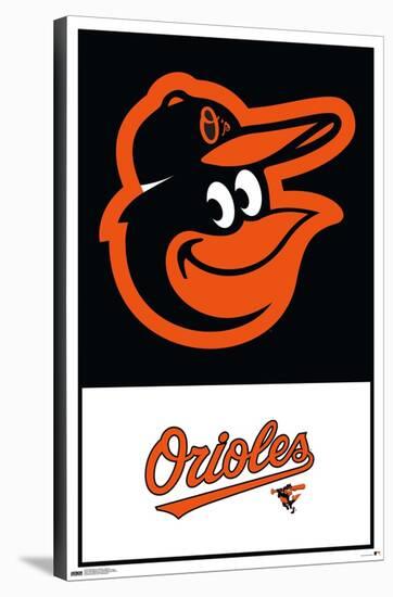 MLB Baltimore Orioles - Logo 22-Trends International-Stretched Canvas