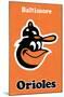 MLB Baltimore Orioles - Retro Logo-Trends International-Mounted Poster
