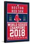 MLB Boston Red Sox - Champions 18-Trends International-Framed Poster