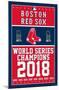 MLB Boston Red Sox - Champions 18-Trends International-Mounted Poster