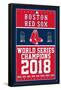 MLB Boston Red Sox - Champions 18-Trends International-Framed Poster