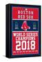 MLB Boston Red Sox - Champions 18-Trends International-Framed Stretched Canvas