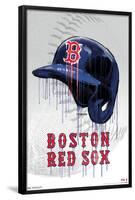 MLB Boston Red Sox - Drip Helmet 20-Trends International-Framed Poster