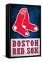 MLB Boston Red Sox - Logo 18-Trends International-Framed Stretched Canvas