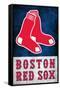 MLB Boston Red Sox - Logo 18-Trends International-Framed Stretched Canvas