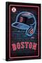 MLB Boston Red Sox - Neon Helmet 23-Trends International-Framed Poster