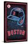 MLB Boston Red Sox - Neon Helmet 23-Trends International-Stretched Canvas