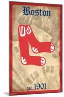 MLB Boston Red Sox - Retro Logo 14-Trends International-Mounted Poster