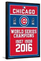 MLB Chicago Cubs - Champions 16-Trends International-Framed Poster