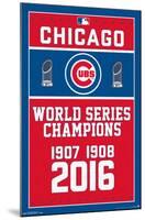 MLB Chicago Cubs - Champions 16-Trends International-Mounted Poster