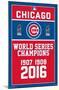 MLB Chicago Cubs - Champions 16-Trends International-Mounted Poster