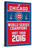 MLB Chicago Cubs - Champions 16-Trends International-Stretched Canvas