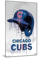 MLB Chicago Cubs - Drip Helmet 20-Trends International-Mounted Poster