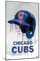 MLB Chicago Cubs - Drip Helmet 20-Trends International-Mounted Poster