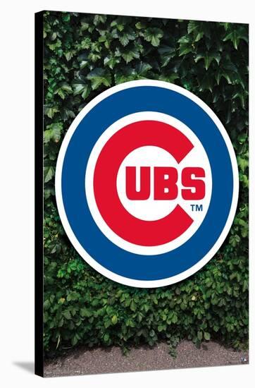 MLB Chicago Cubs - Logo 16-Trends International-Stretched Canvas