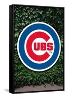 MLB Chicago Cubs - Logo 16-Trends International-Framed Stretched Canvas