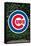 MLB Chicago Cubs - Logo 16-Trends International-Framed Stretched Canvas