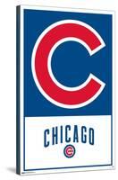 MLB Chicago Cubs - Logo 22-Trends International-Stretched Canvas