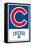 MLB Chicago Cubs - Logo 22-Trends International-Framed Stretched Canvas